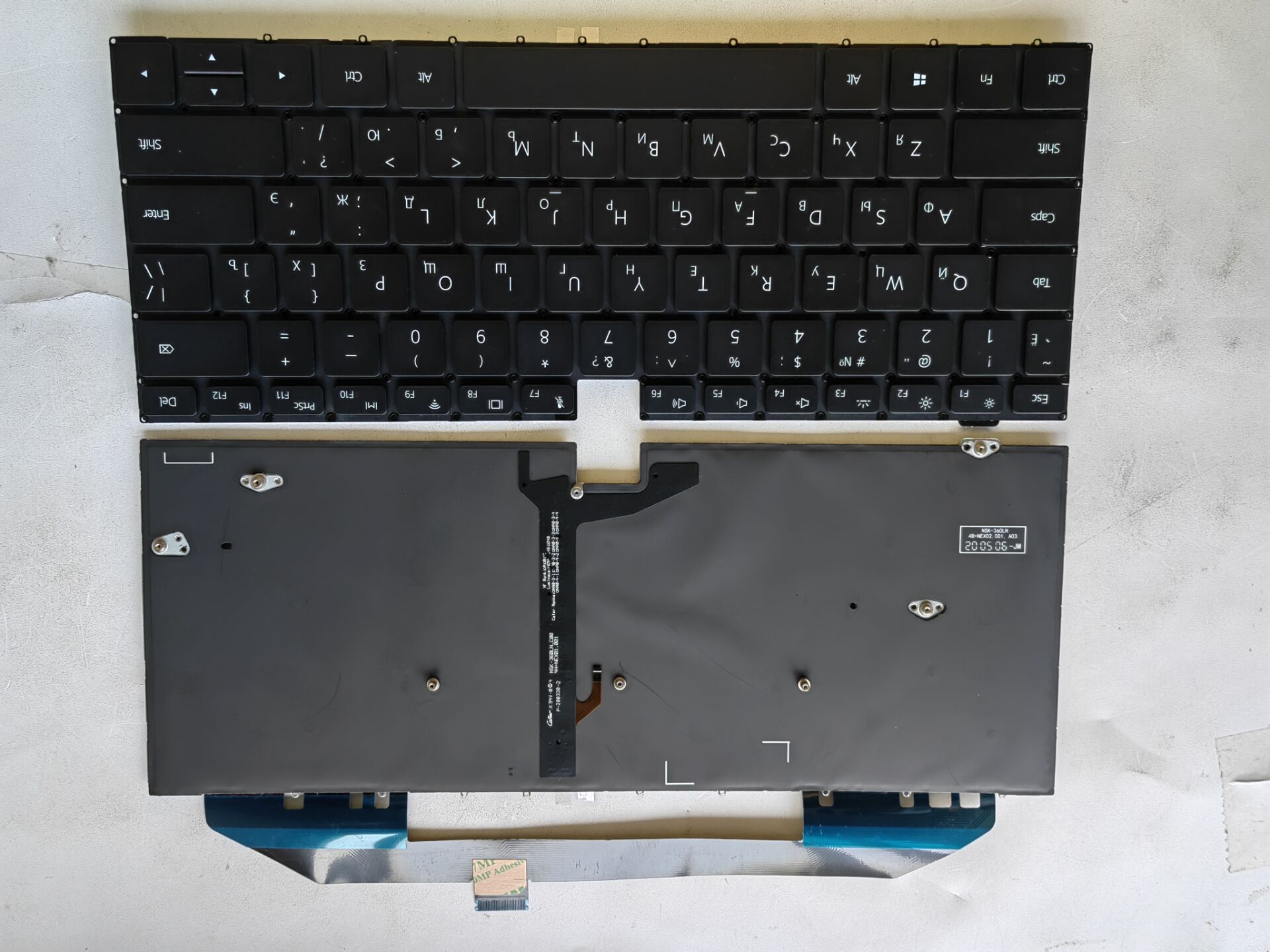 Picture of New Replacement Laptop Keyboard For HUAWEI W19C/W19L/W29BL/MateBook X Pro MACH-W19C BLACK Backlit RU Layout